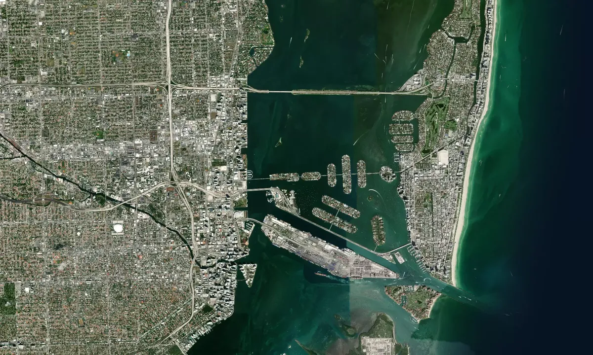 Flyfoto av Miami YC Area