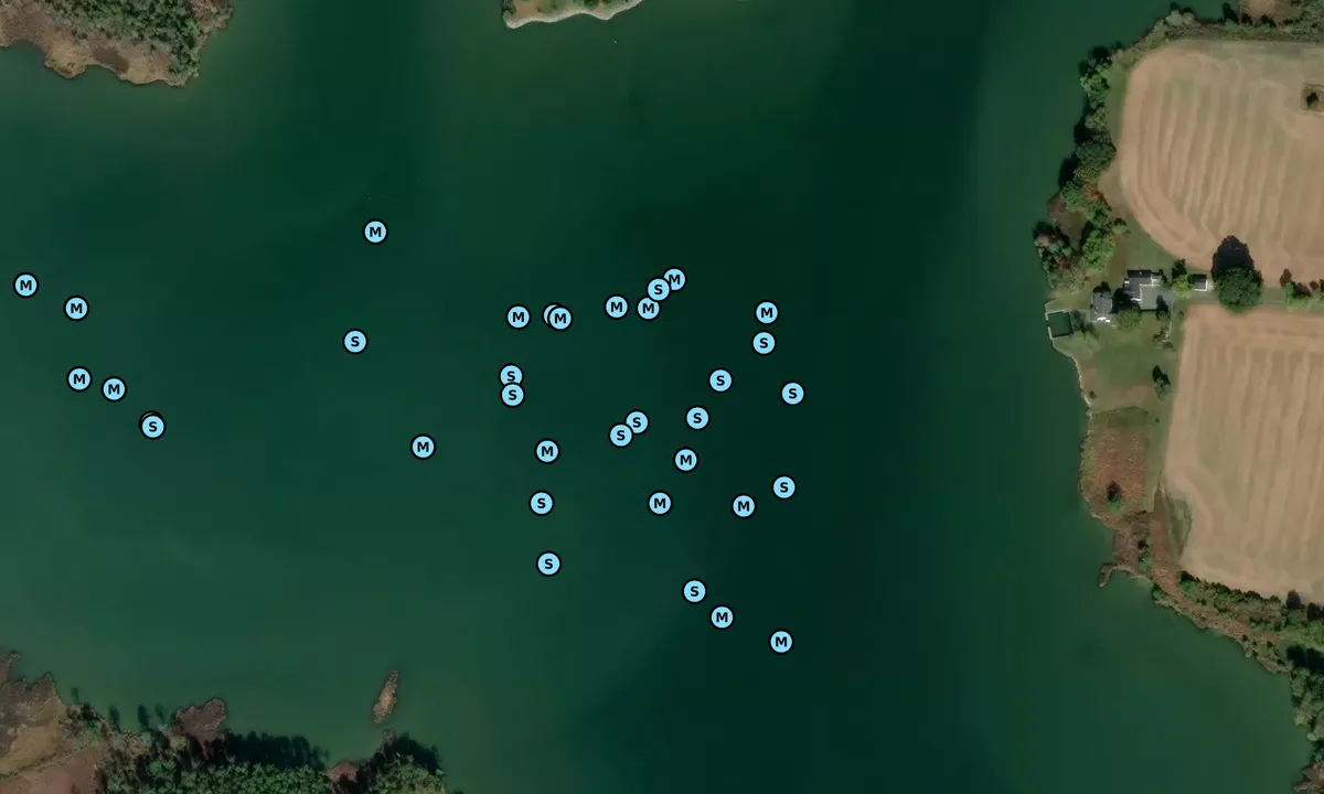 Satelite image of Mid-Hudson Creek