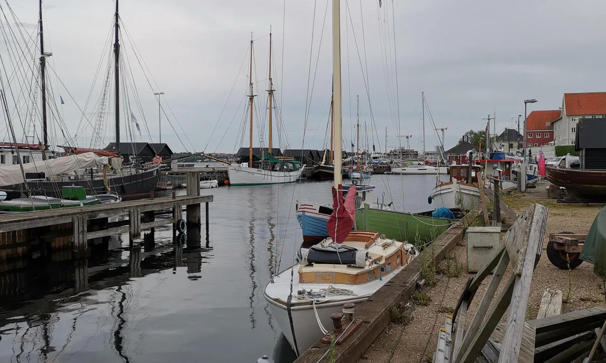 Middelfart Gammel Havn: Fra syd mot nord
