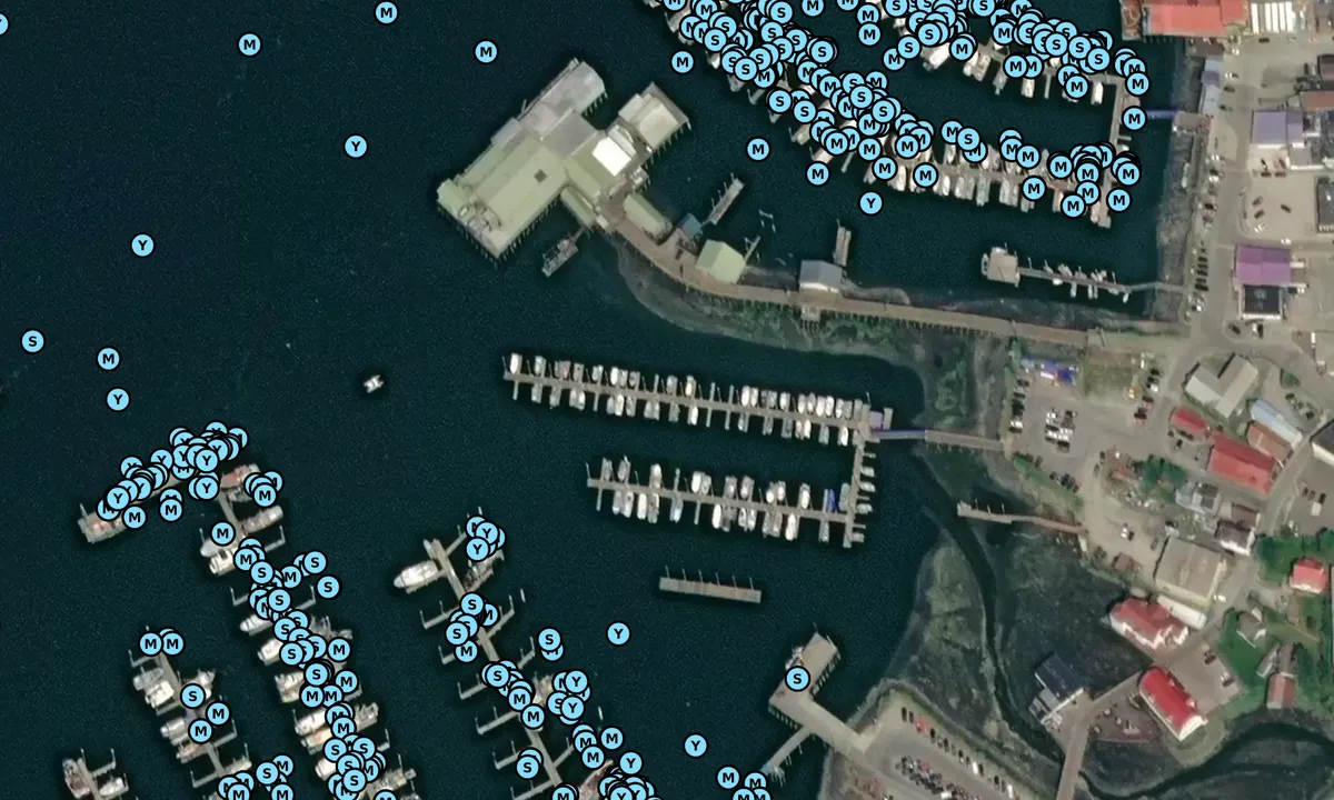 Satelite image of Middle Harbor
