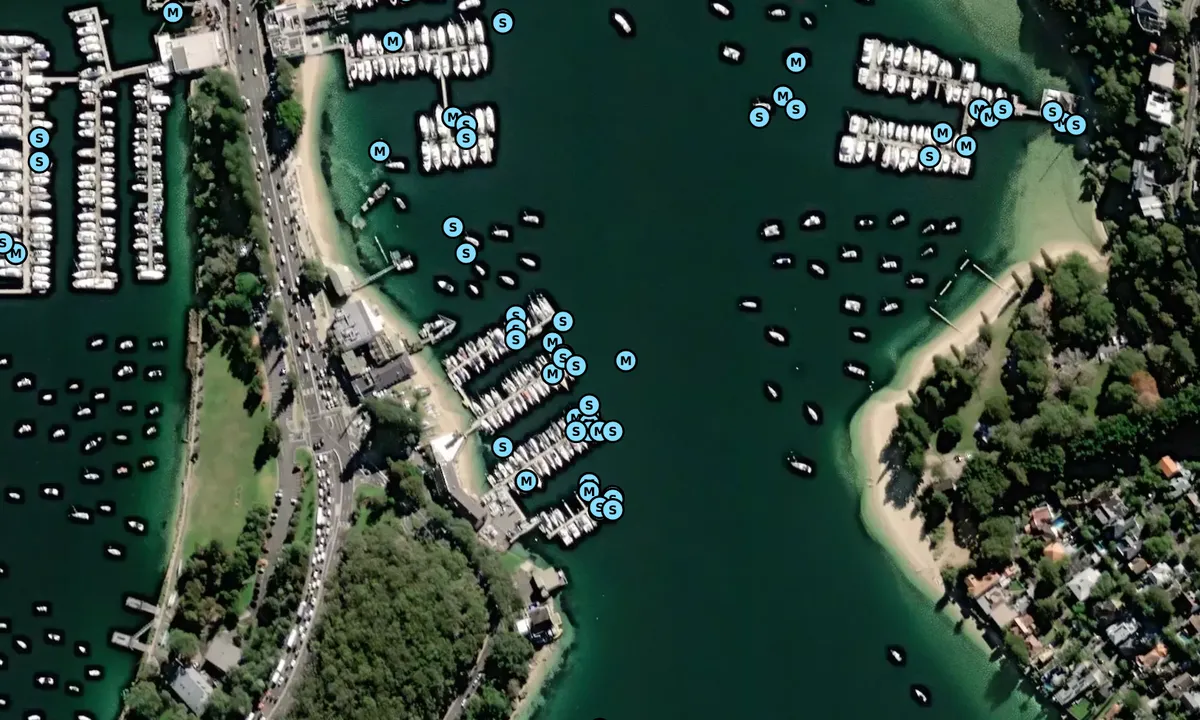 Flyfoto av Middle Harbour Yacht Club