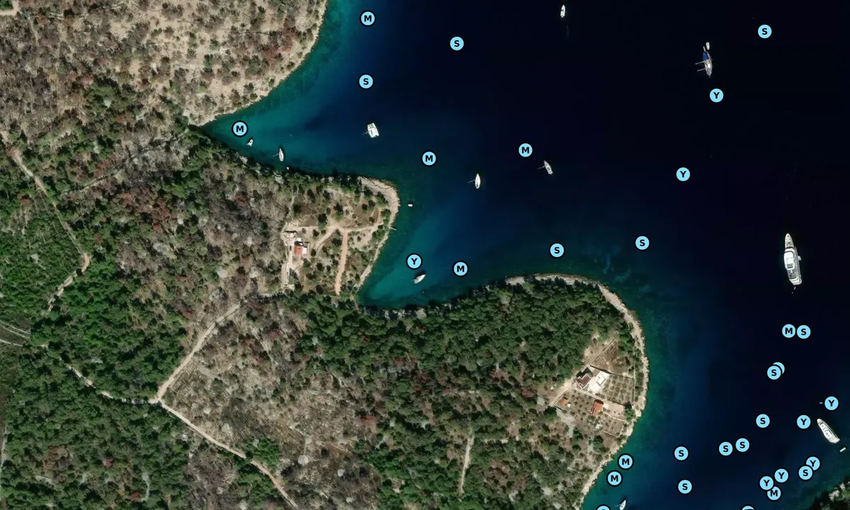 Satelite image of Milna Bay