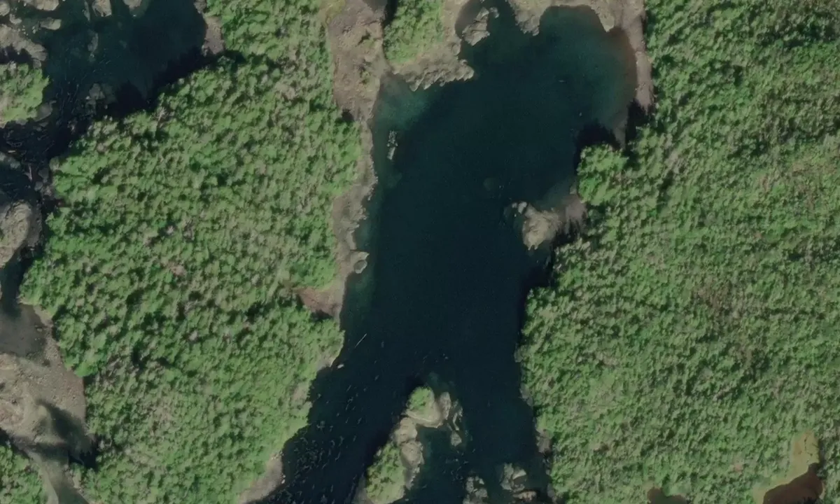 Satelite image of Minnie Bay