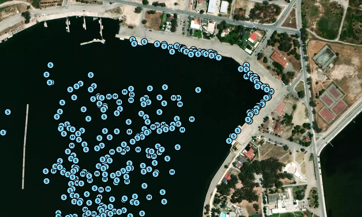 Satelite image of Missolonghi