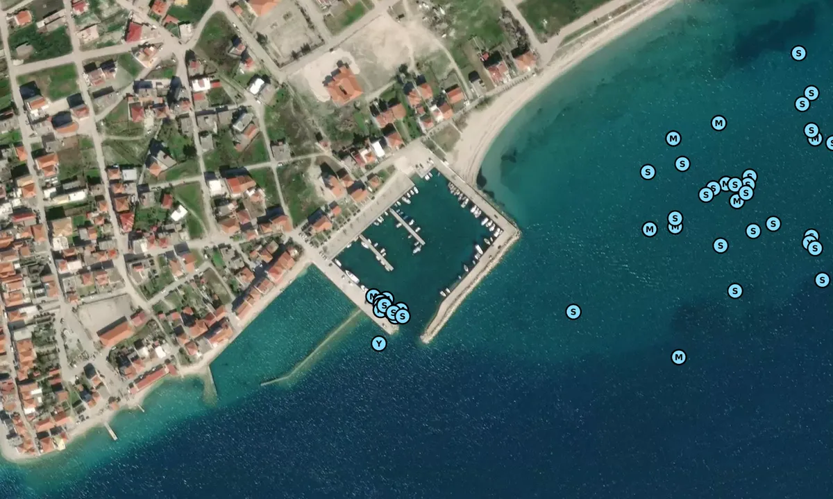 Satelite image of Mitika marina
