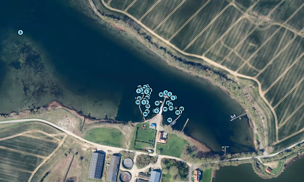 Satelite image of Mjelsvig Bådehavn