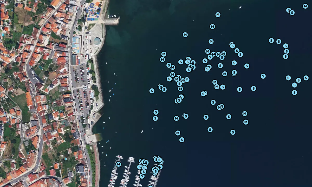 Satelite image of Moaña