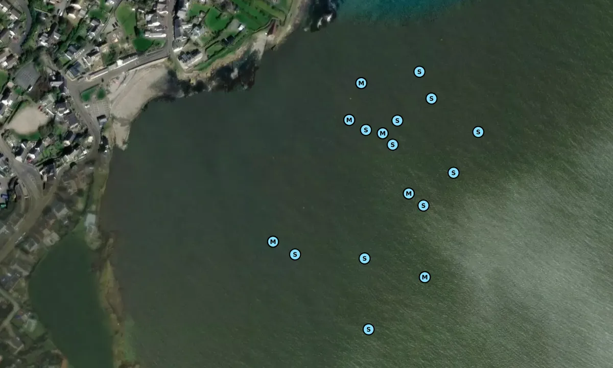 Satelite image of Moelfre - Isle of Anglesey