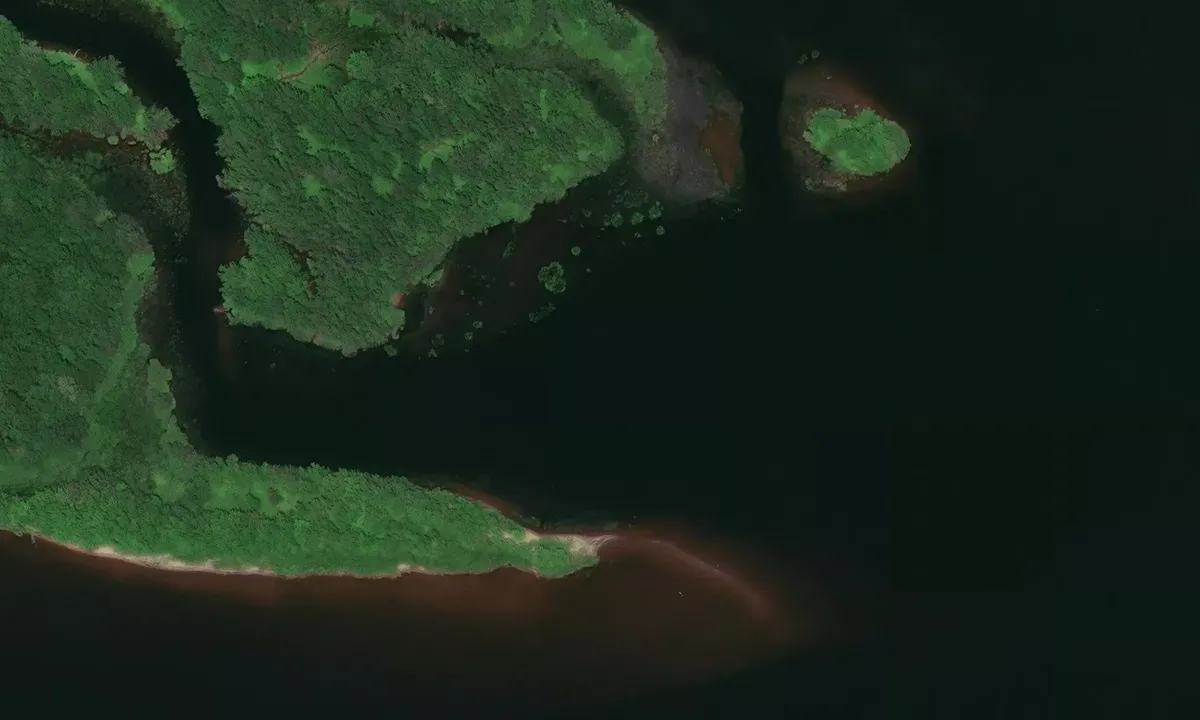 Satelite image of Mohr Island