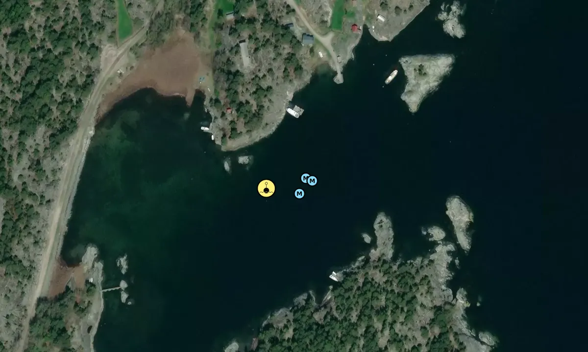 Satelite image of Möja Lustigkulla - SXK Stockholm bouy