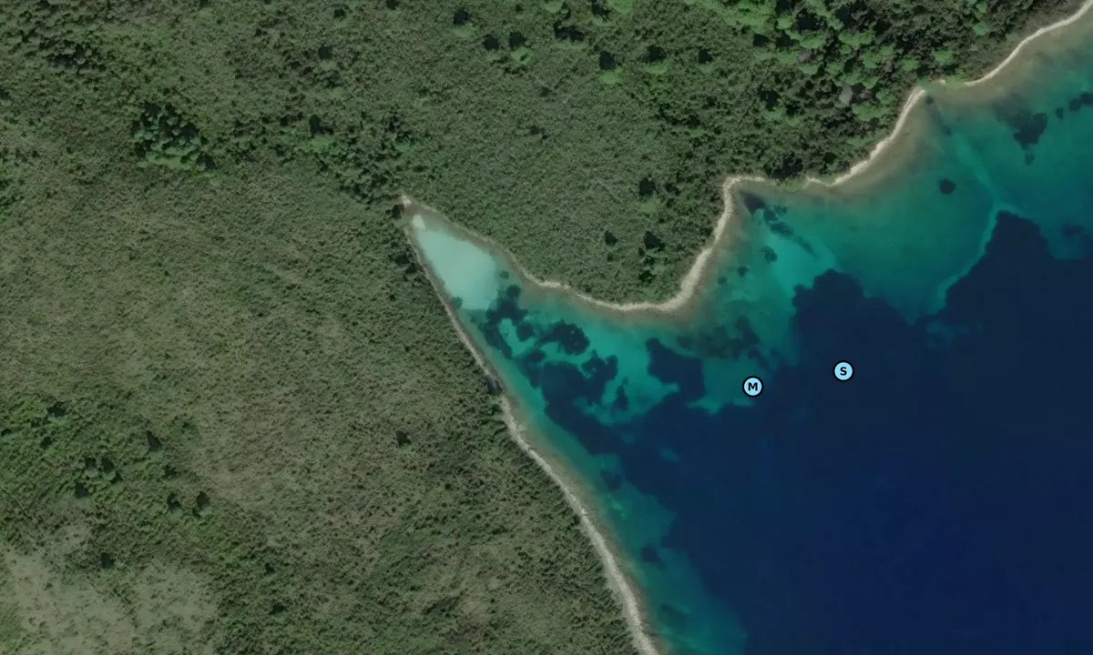 Satelite image of Molat Sud