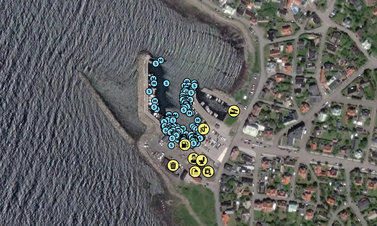 Satelite image of Mölle Hamn - Höganäs