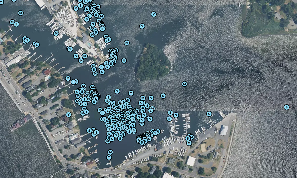 Satelite image of Molly's Leg