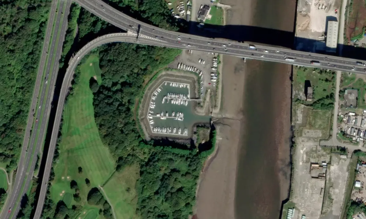 Satelite image of Monkstone Cruising and Sailing Club
