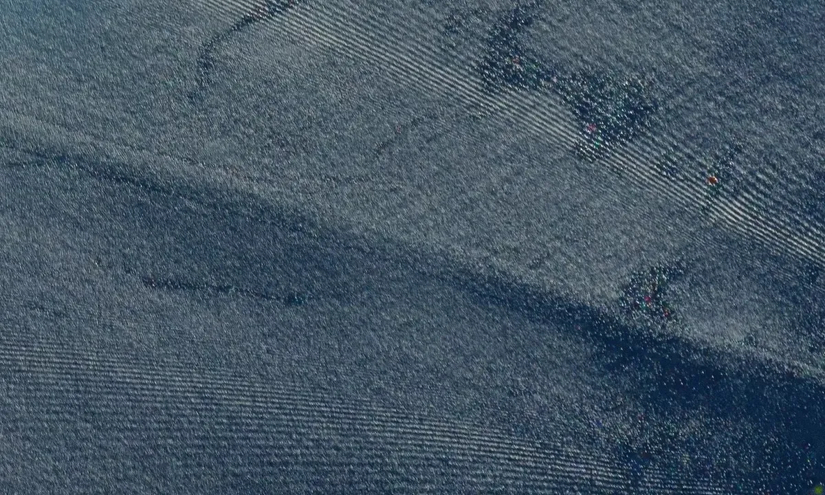 Satelite image of Mont Athos