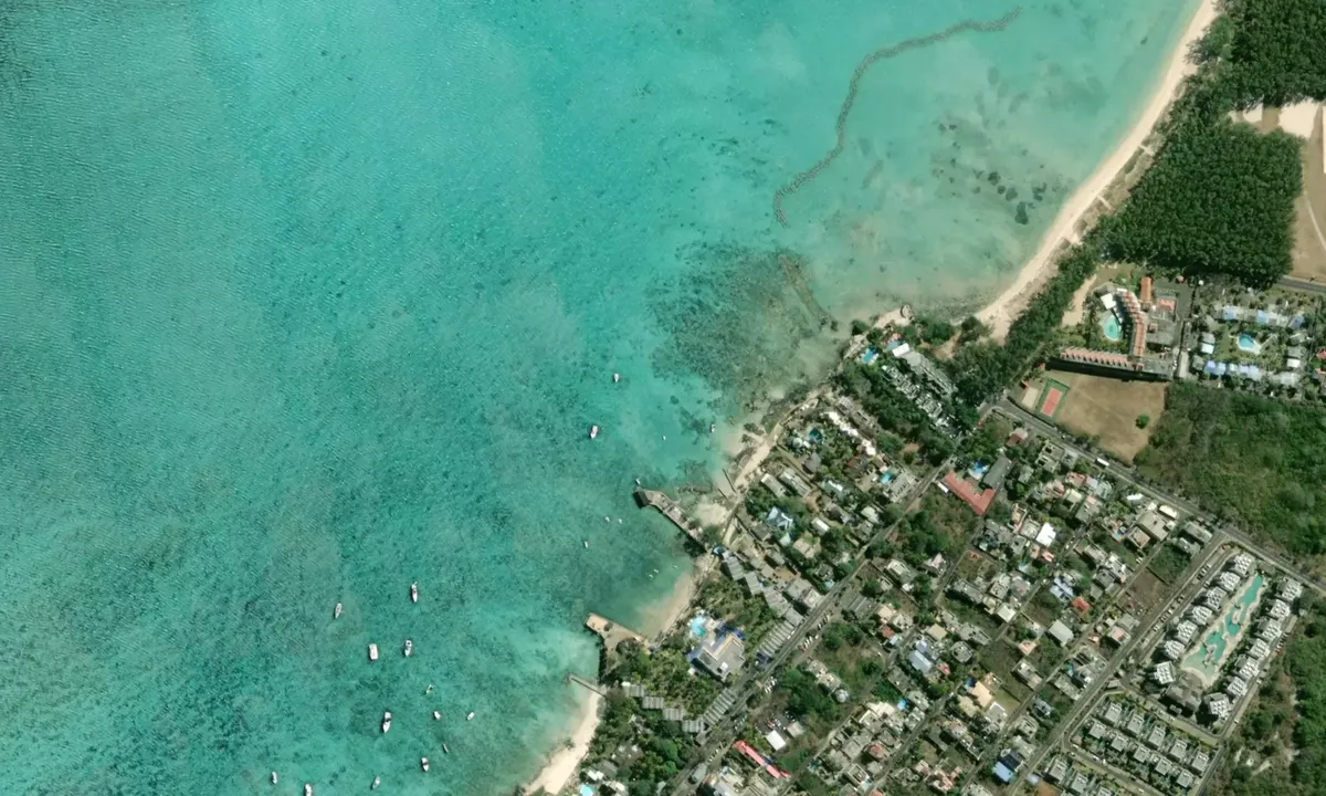Flyfoto av Mont Choisy