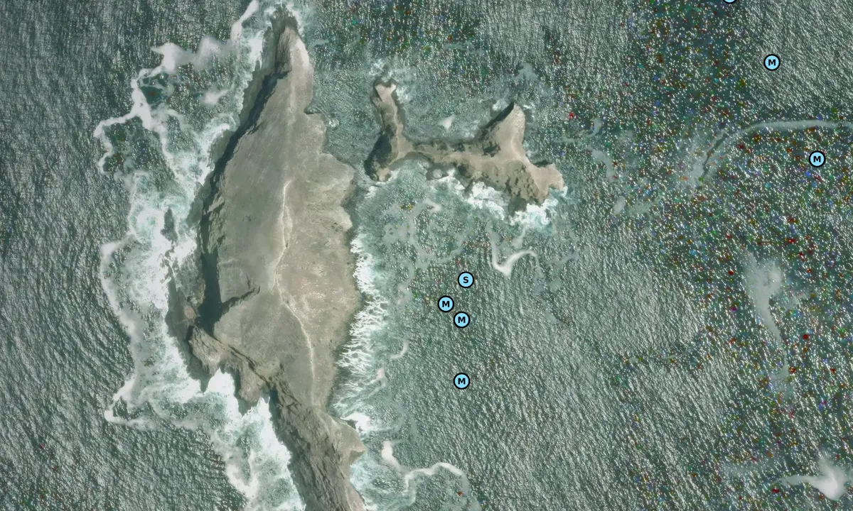 Satelite image of Moonlight Cove