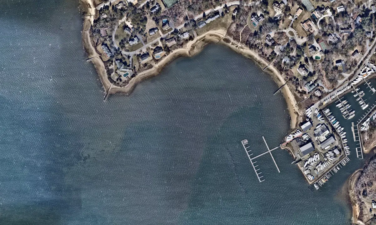 Flyfoto av mooring W1
