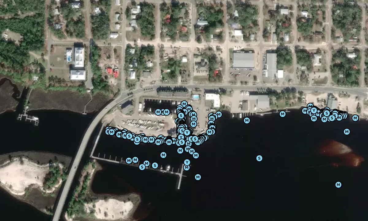 Satelite image of Moorings of Carrabelle