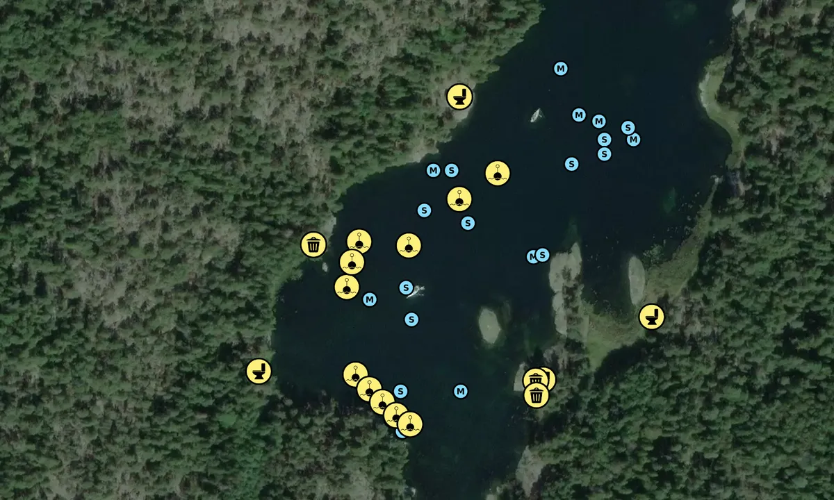 Satelite image of Mörkviken - Fjärdlång