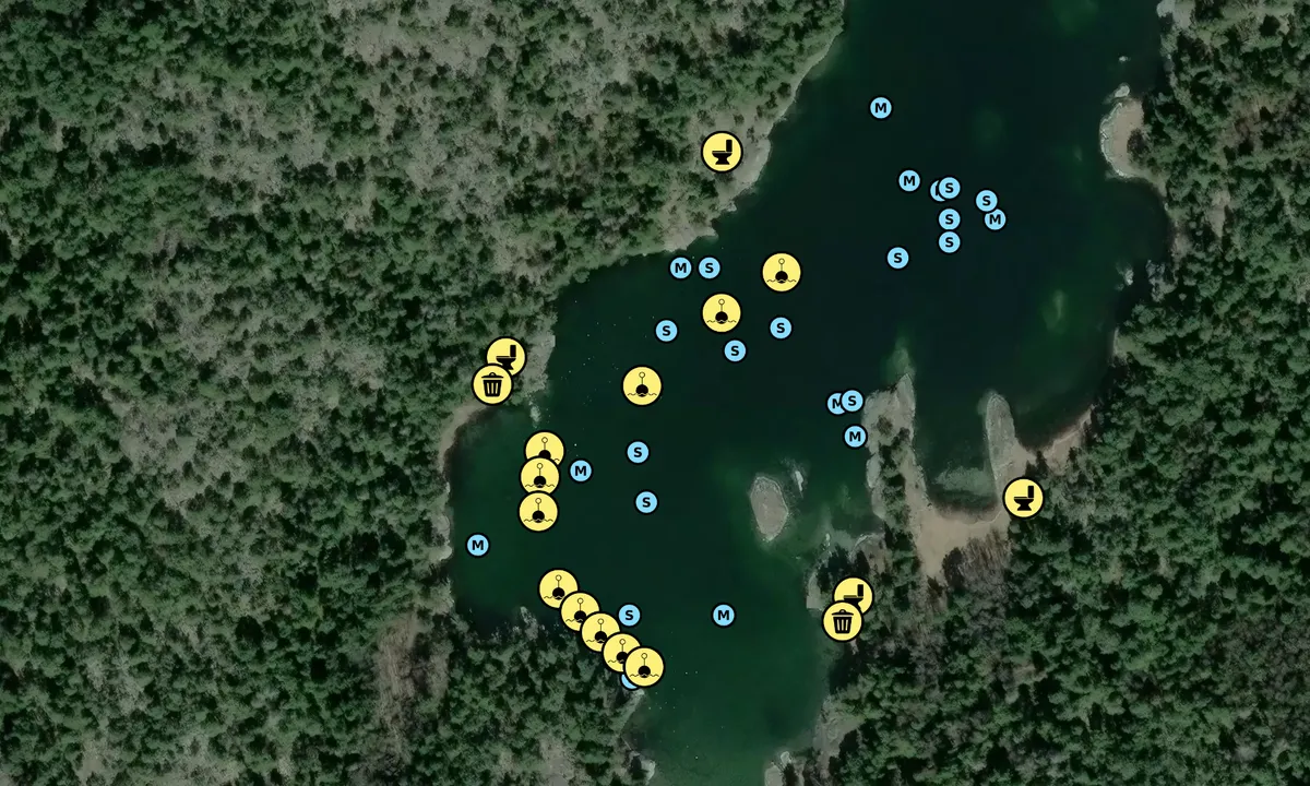 Satelite image of Mörkviken - Fjärdlång