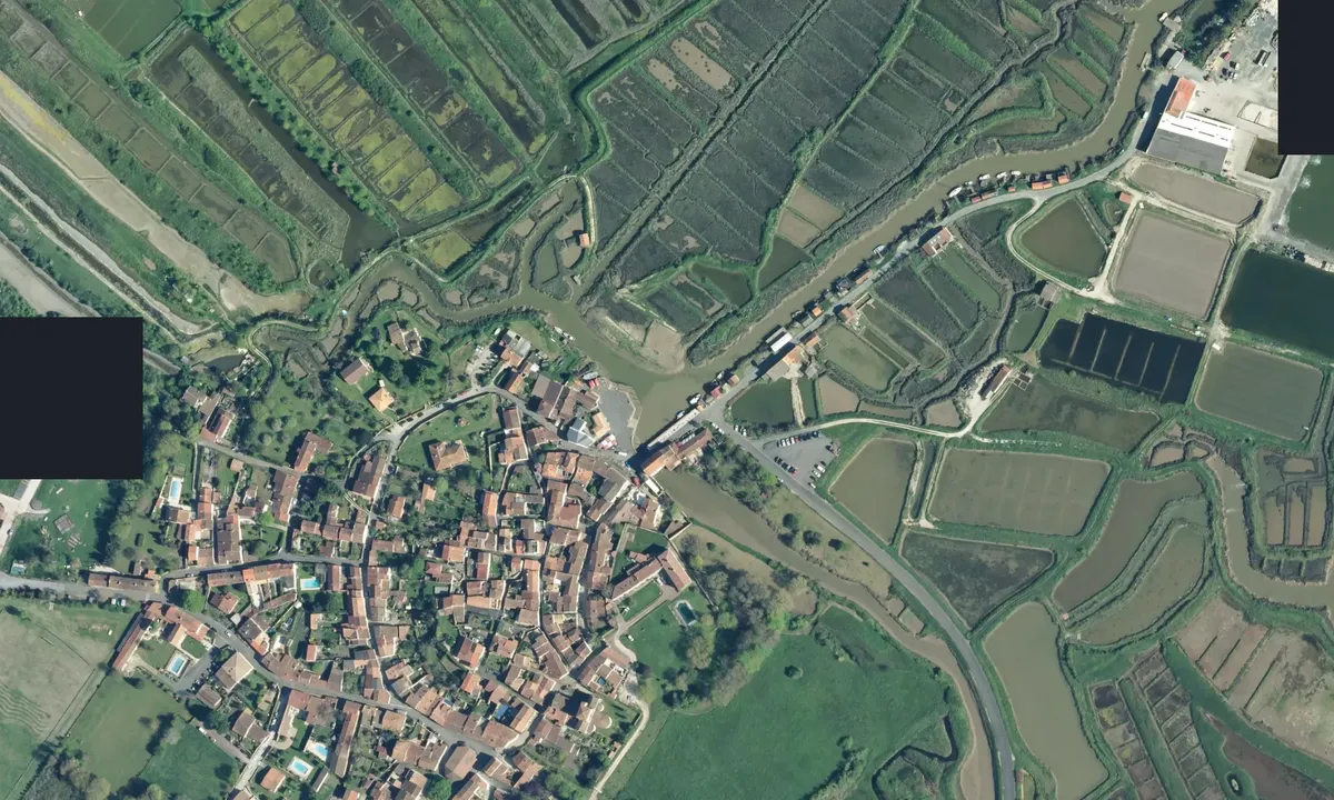 Flyfoto av Mornac-sur-Seudre