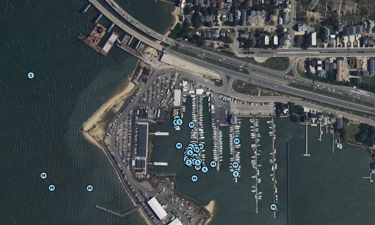 Satelite image of Morningstar Marinas - Little Creek