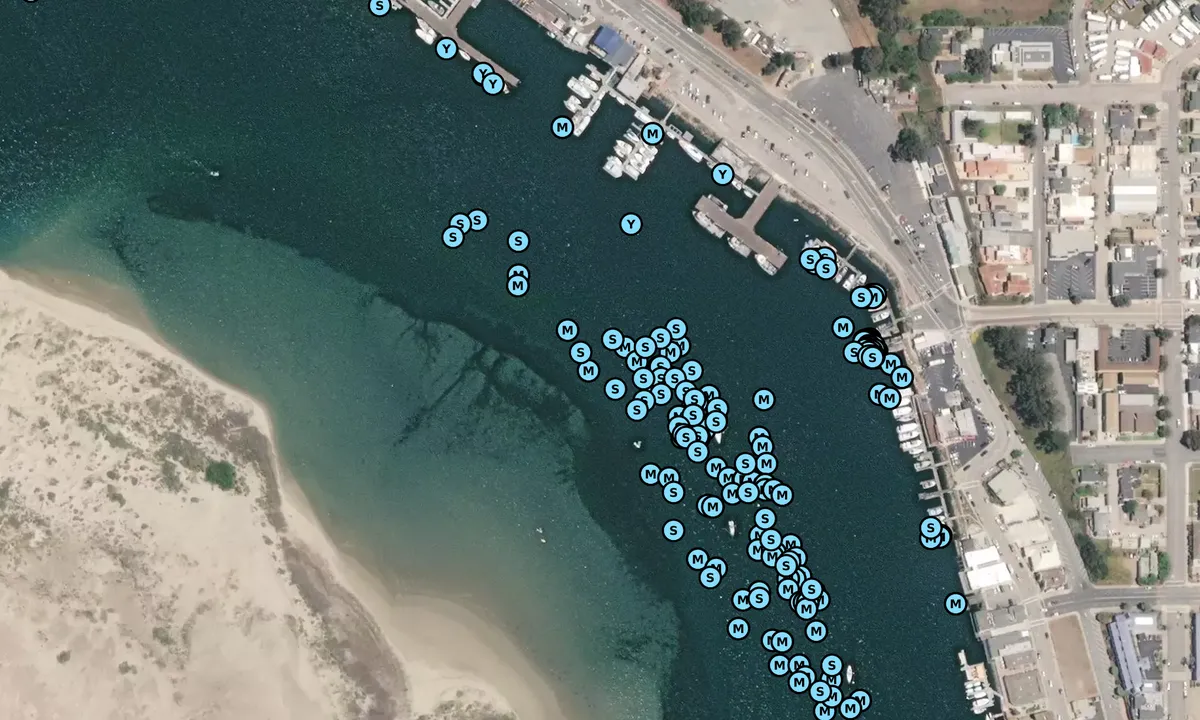 Satelite image of Morro Bay