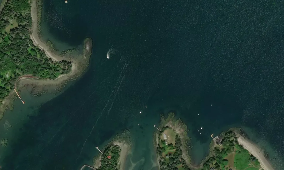 Flyfoto av Morse Island Anchorage