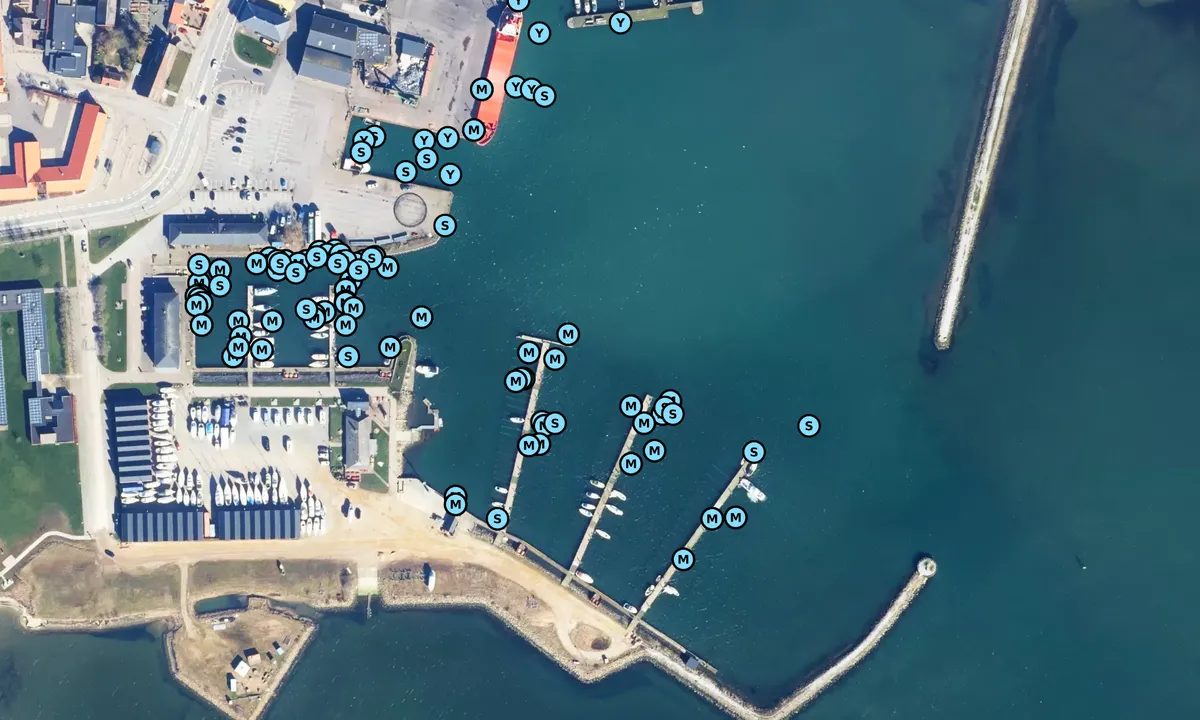 Satelite image of Morsø Sejlklub og Marina