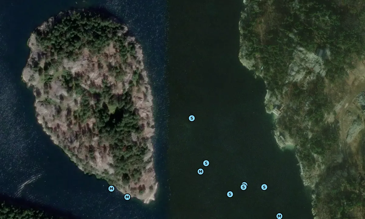 Satelite image of Mortensholmen