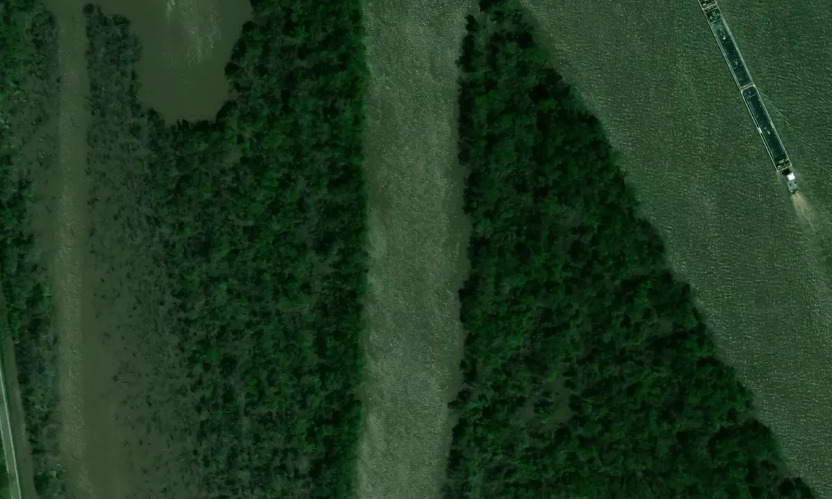 Satelite image of Mortland Island