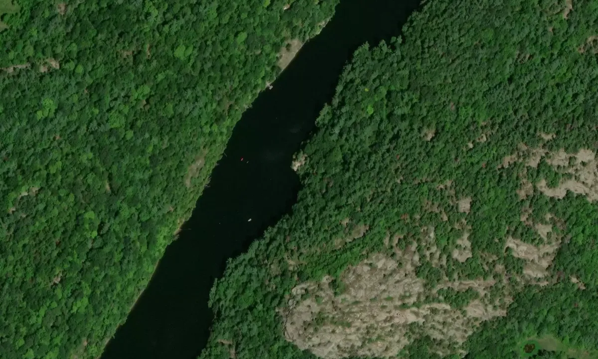 Satelite image of Morton Bay - Cliff