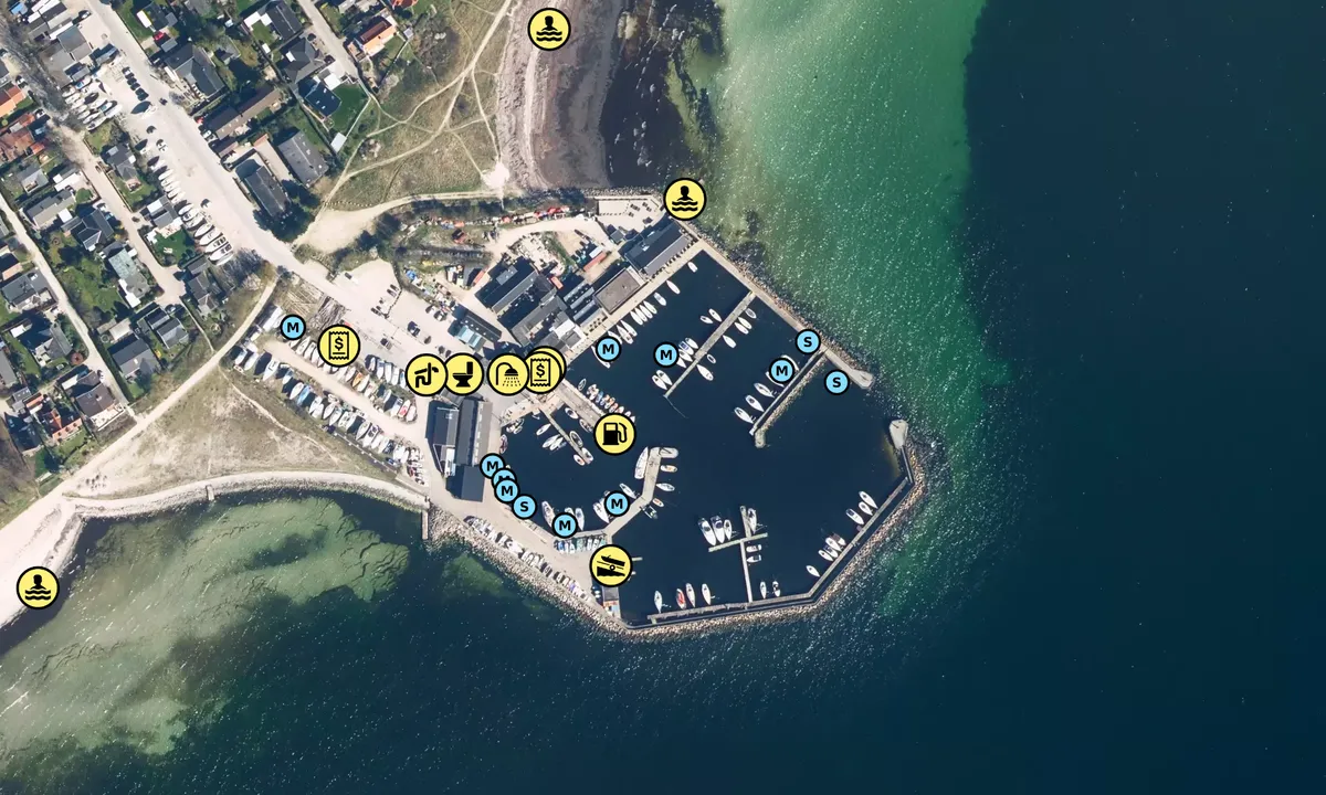 Satelite image of Mosede Havn