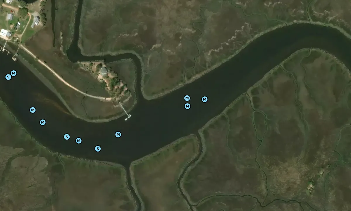 Satelite image of Mosquito Creek