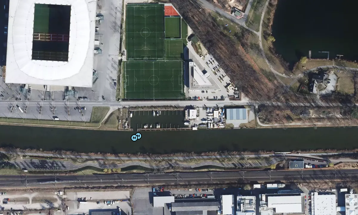 Satelite image of Motorbootclub Wolfsburg eV