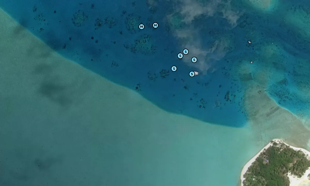Satelite image of Motu PITIAHE