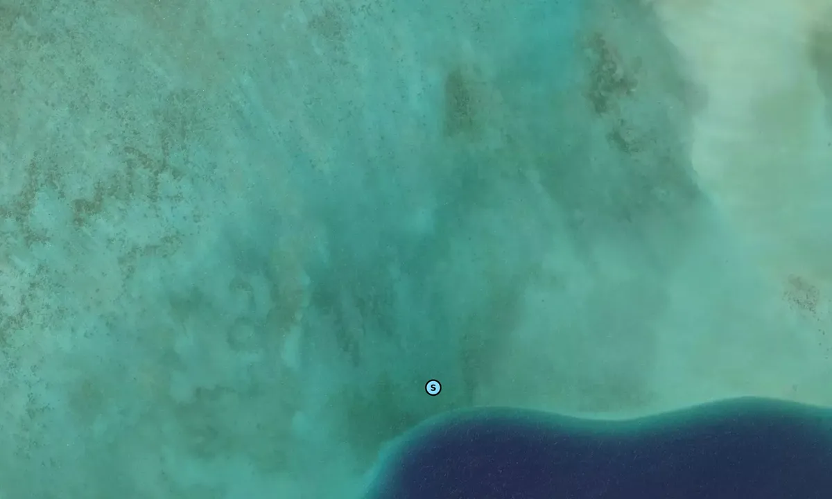 Satelite image of Motu Tehutu