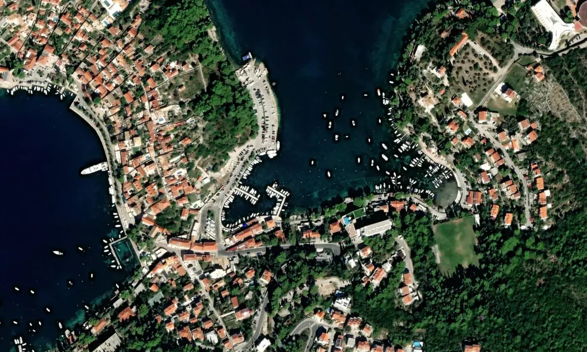 Flyfoto av mouillage Cavtat