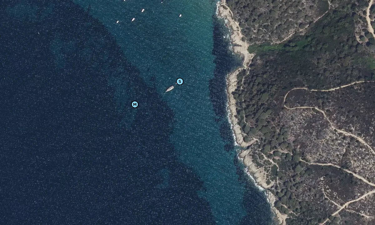 Satelite image of Mouillage de Jova 1