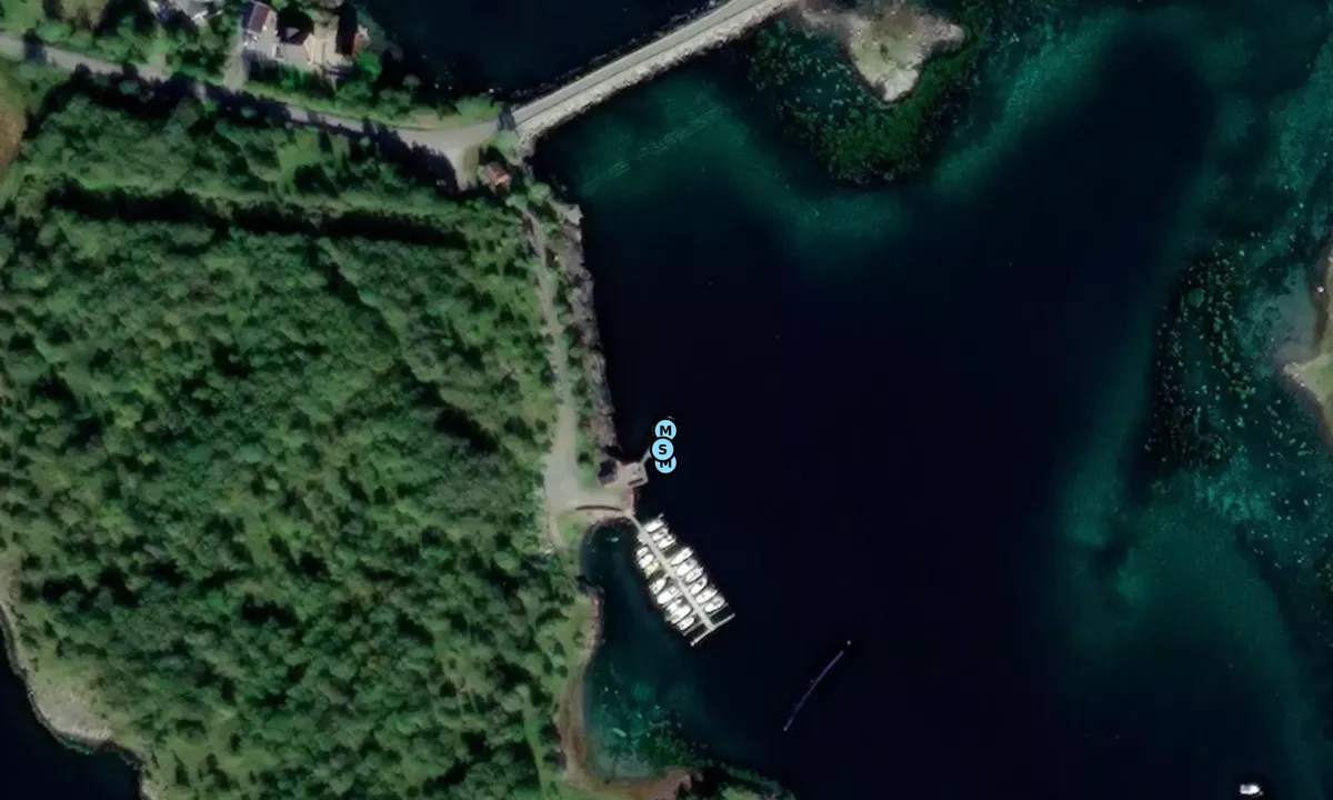Satelite image of Møyhamna