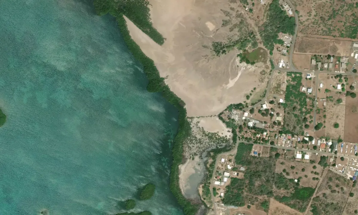 Flyfoto av Muelle de Guelo