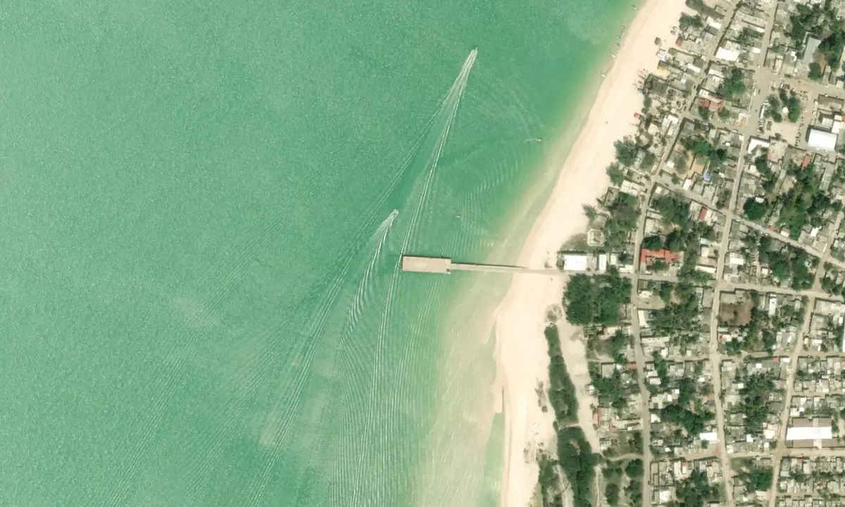 Satelite image of muelle