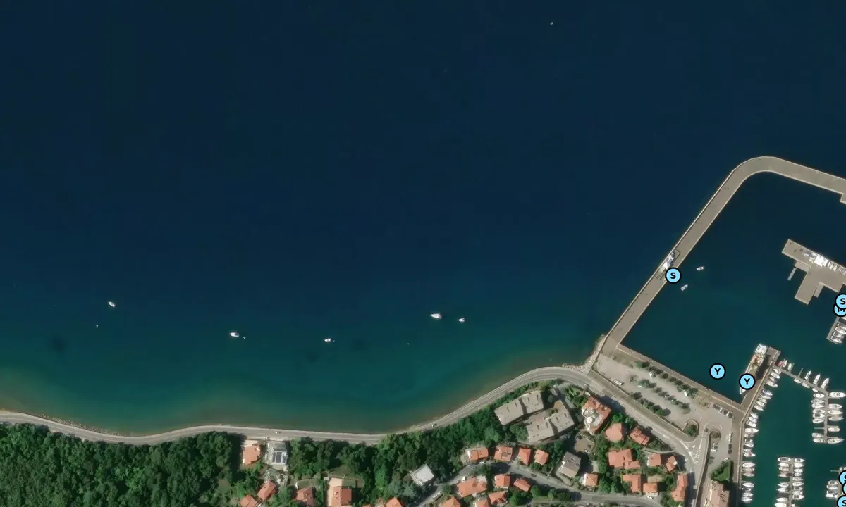 Satelite image of Muggia - Trieste