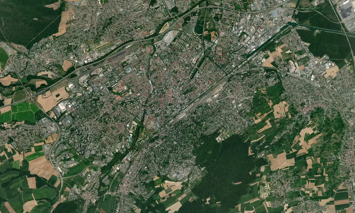 Flyfoto av Mulhouse Port de Plaisance
