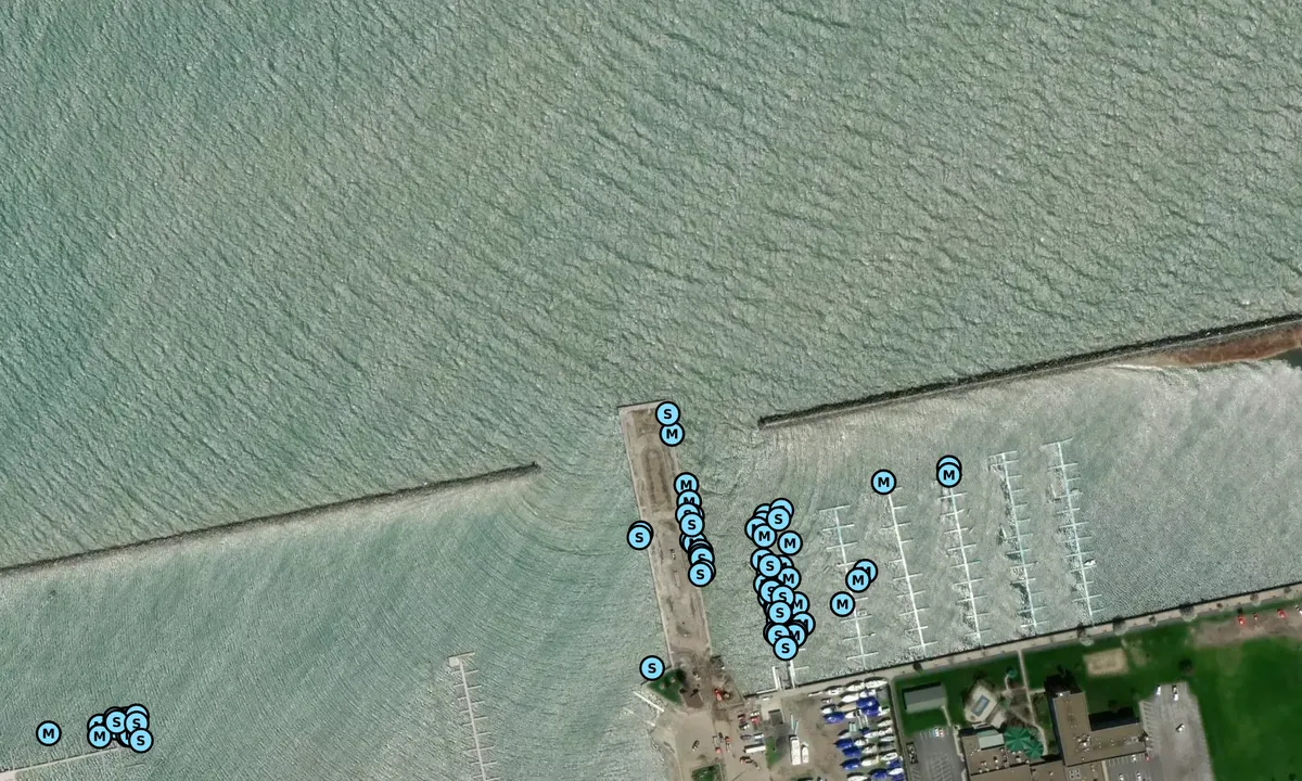Satelite image of Municipal Pier