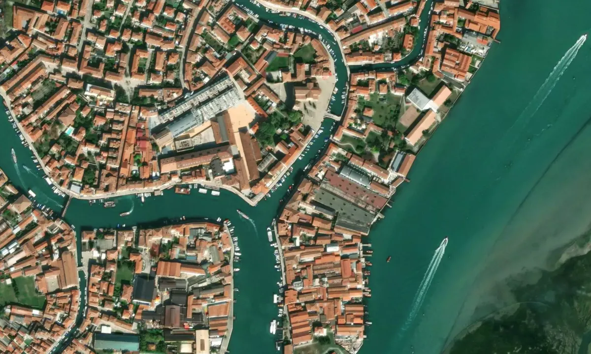Flyfoto av Murano