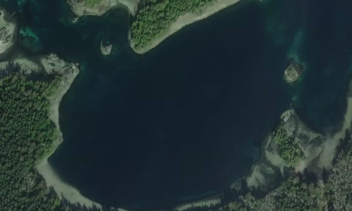 Flyfoto av Murchison Island Cove