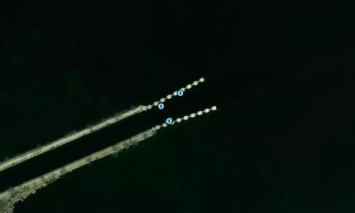 Satelite image of Murray Canal