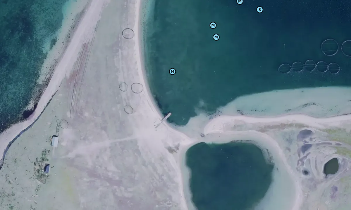 Satelite image of Musholm Bugt bouy